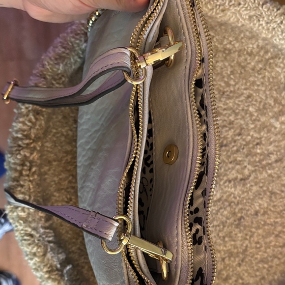 Jessica Simpson Camille faux leather Shoulder/crossibody Bag with Gold Accents - Picture 8 of 8